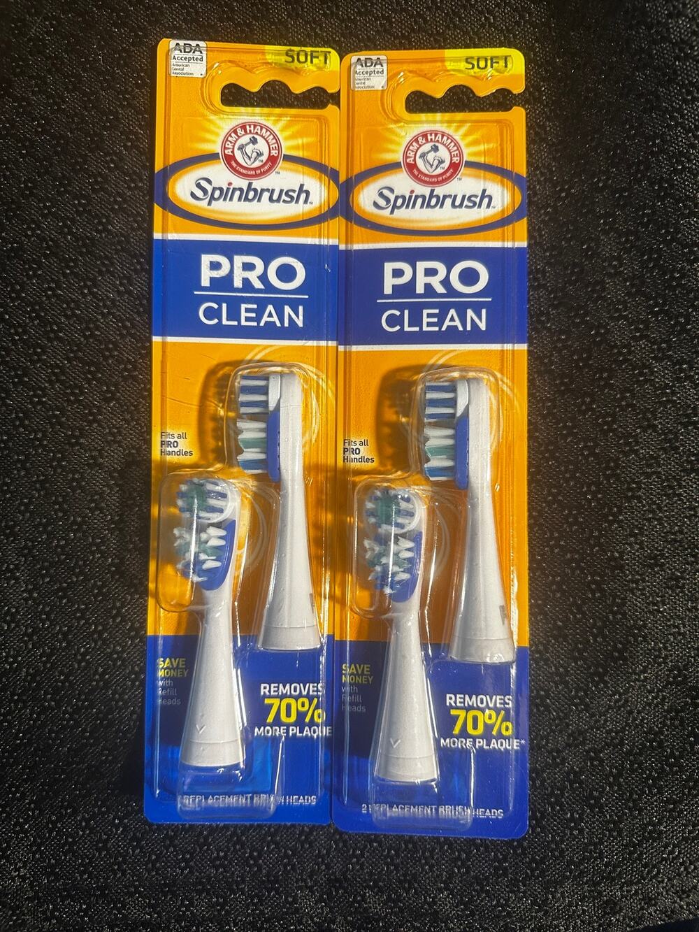 Arm & Hammer Spinbrush Pro Clean Replacement Heads 4
Brush Refills Soft